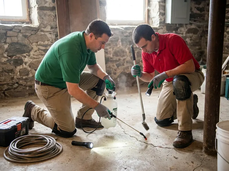 Basement Spider and Centipede Mitigation in Kansas, MA